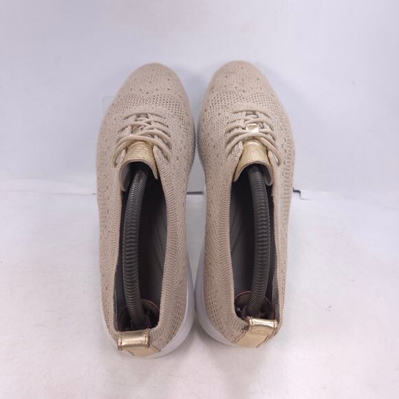 Cole Haan 2.ZeroGrand Lace Up Casual Oxford Shoe Womens Size 8 W11154 Tan - Picture 4 of 10
